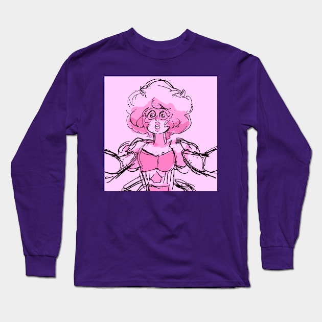 Pink Diamond Home Video Long Sleeve T-Shirt by Rabbott